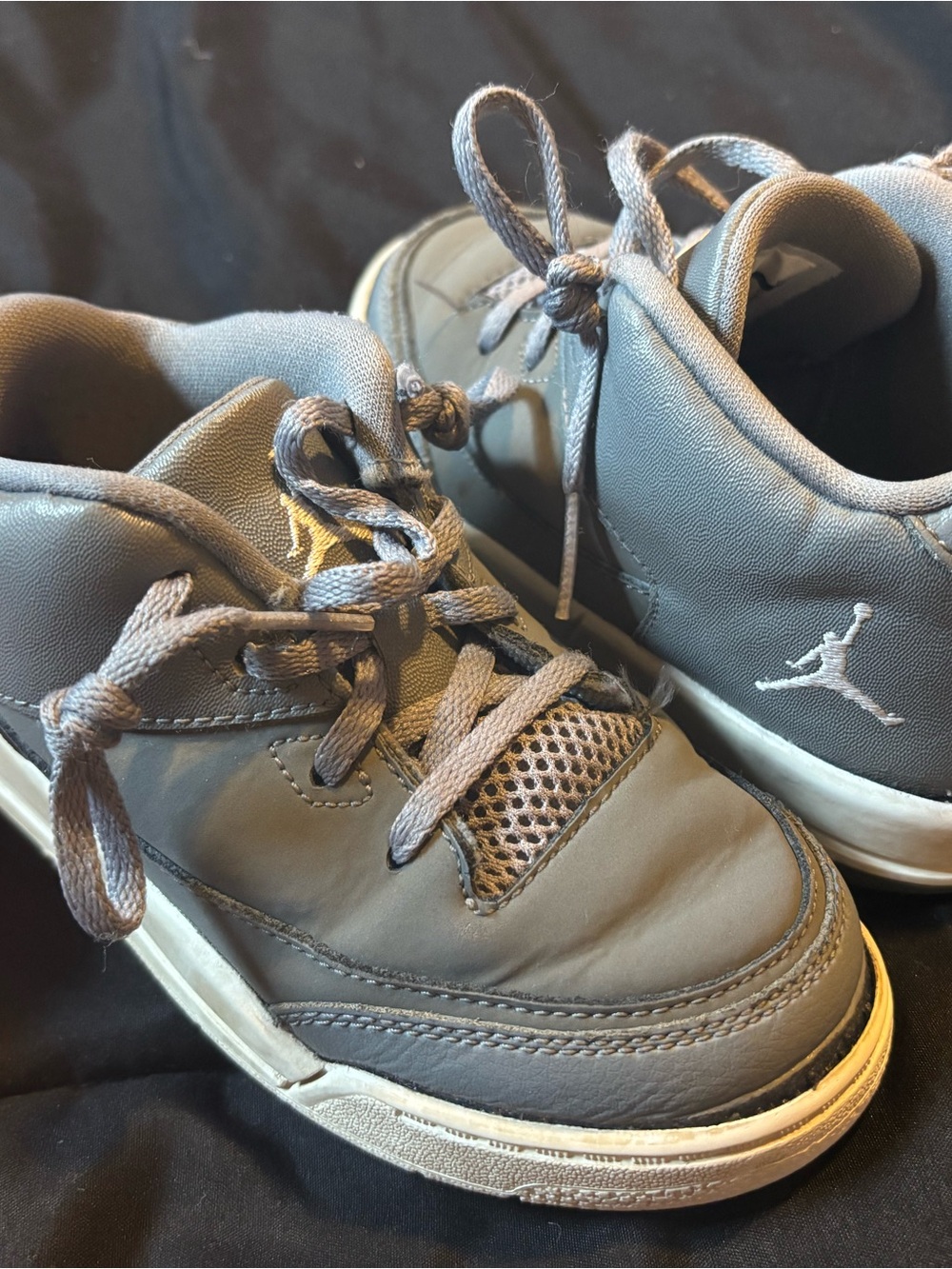 Jordan Kids Gray Low-Top Sneakers